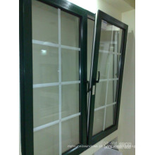 Janela de vidro duplo de vinil de PVC de alta qualidade / UPVC